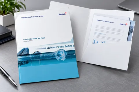 Citigroup CitiDirect presentation folder